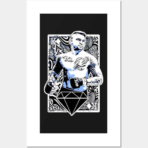 Dustin Poirier King of Diamonds Wall Art by SavageRootsMMA